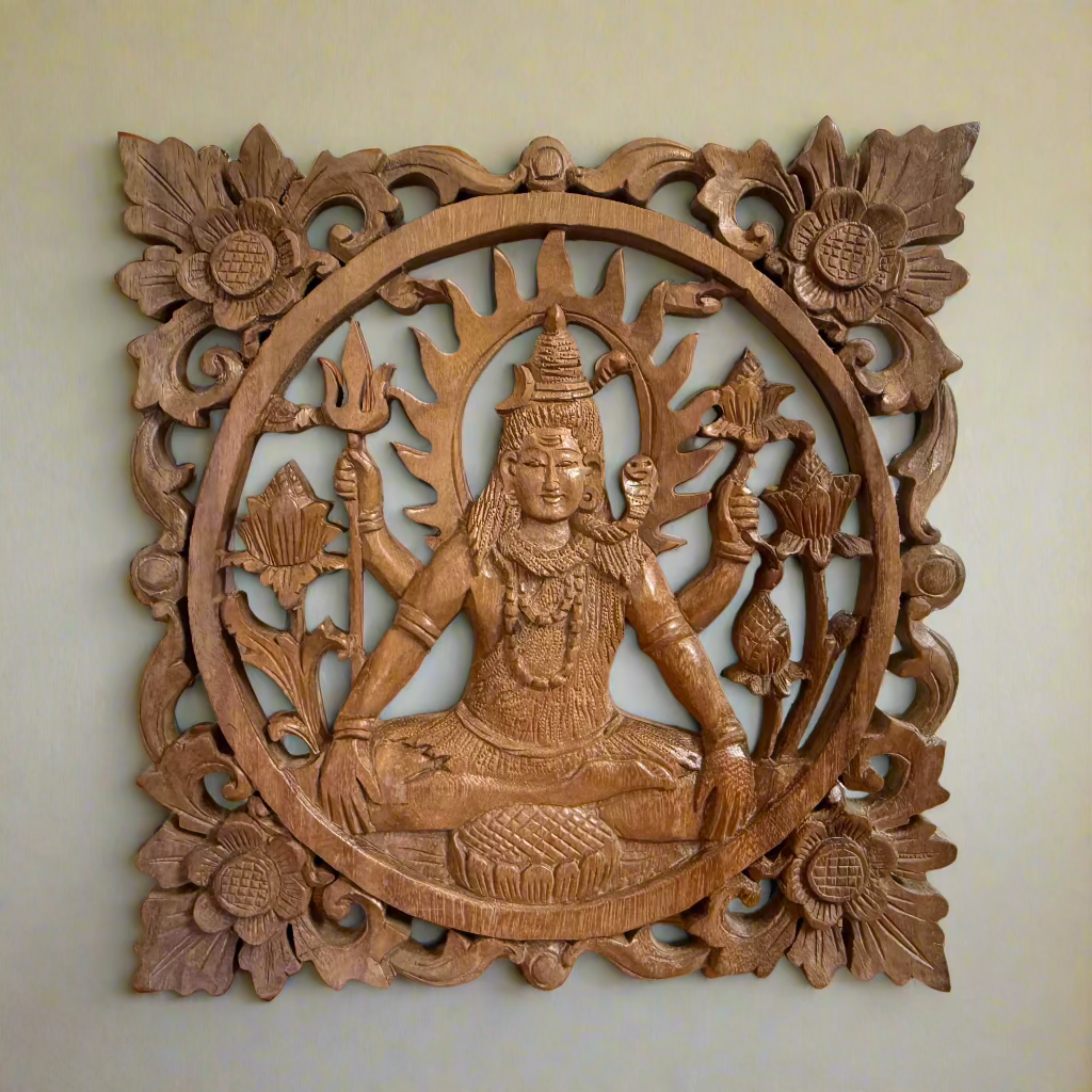 Hand Carved Wall Hanging