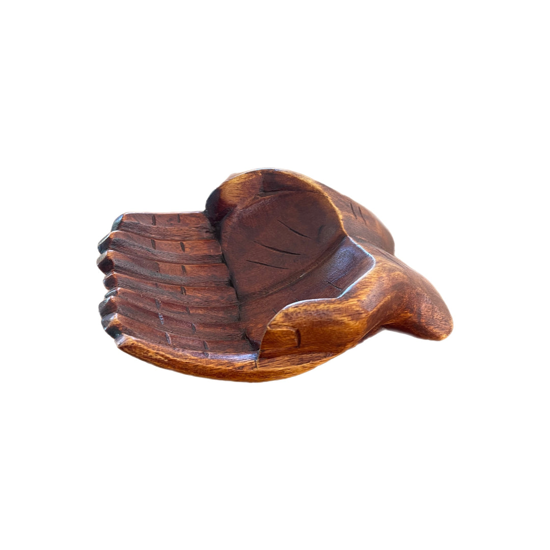 Hand Carved Suar Wood Hand Plates