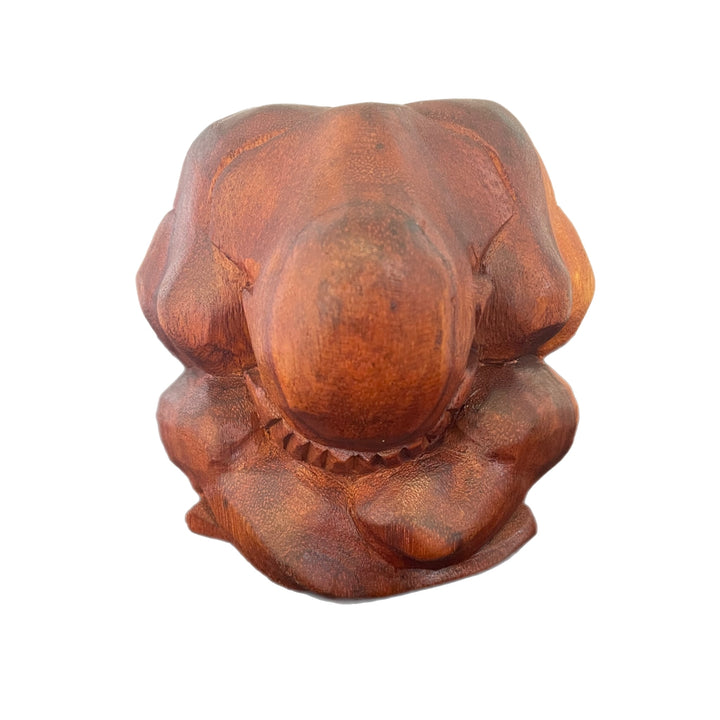 Hand Carved Wooden Weeping Yogi