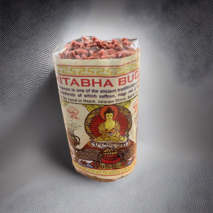 Amitabha Buddha Rope Incense - Tibetan Ritual Blend for Compassion and Clarity