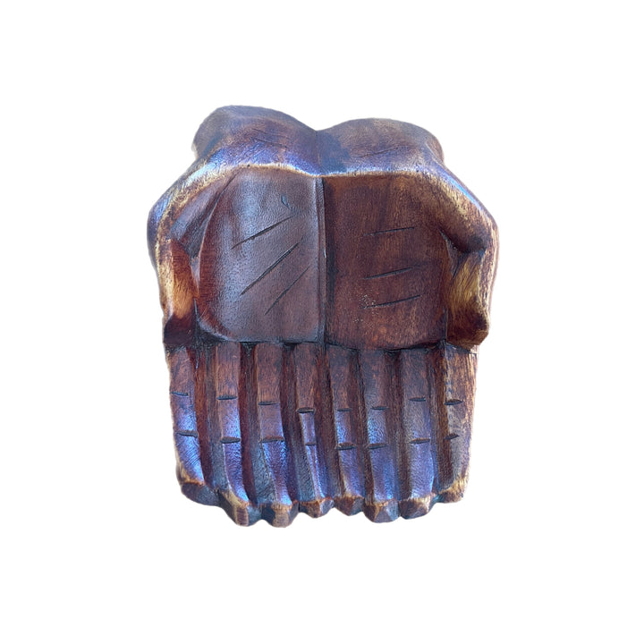 Hand Carved Suar Wood Hand Plates
