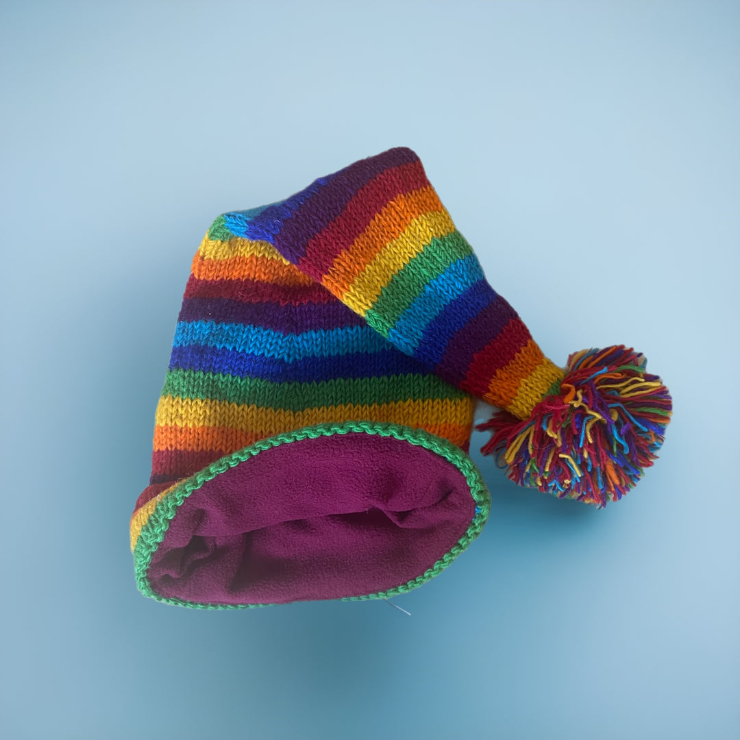 Winterland Hand-Knit Wool Toque