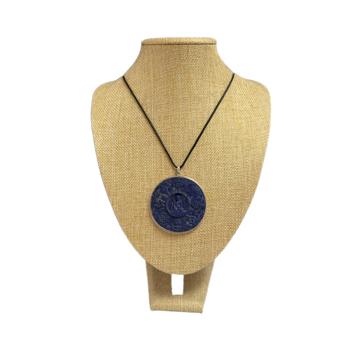 Hand Carved Lapis Necklace
