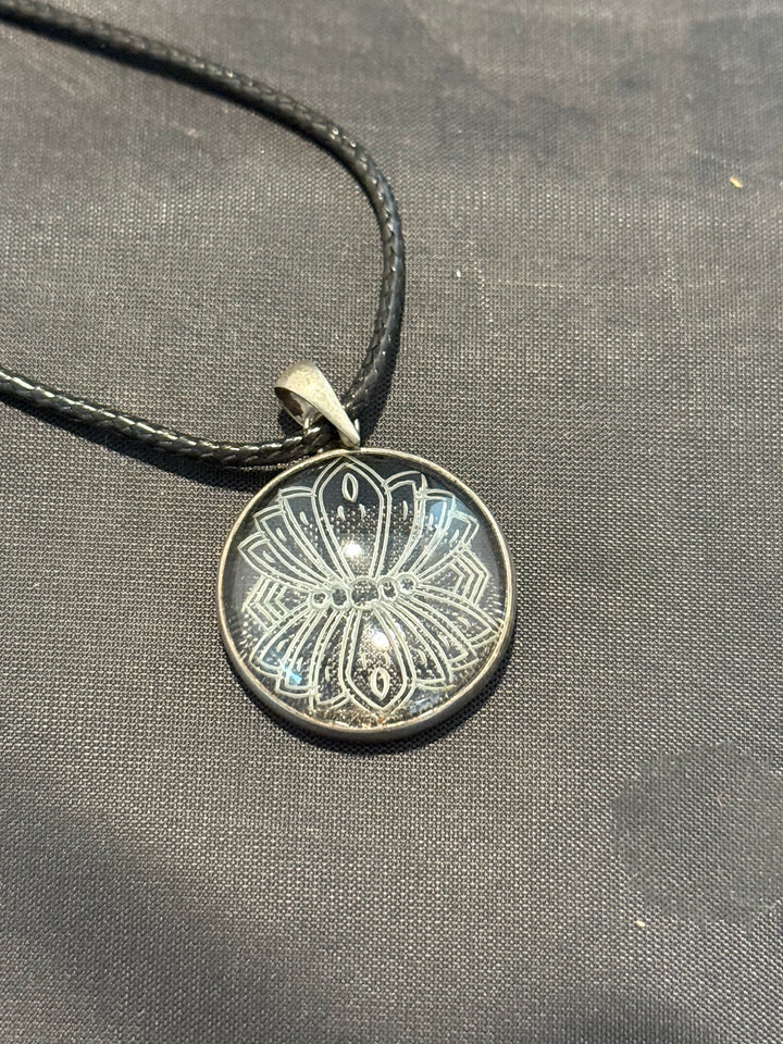 Lotus hand carved in Quartz