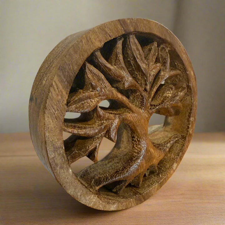 Hand Carved Petite Tree of Life