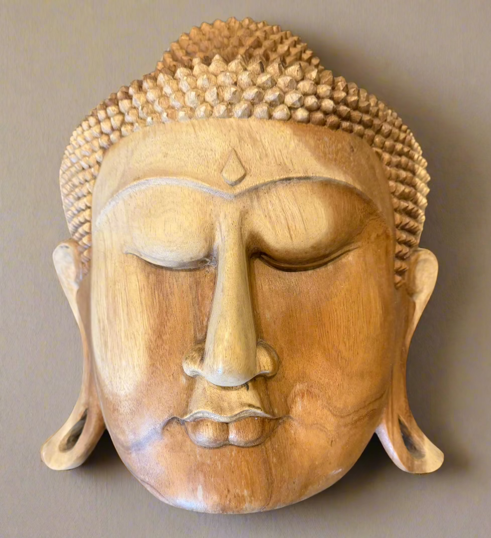 Serenity Buddha Wall Mask