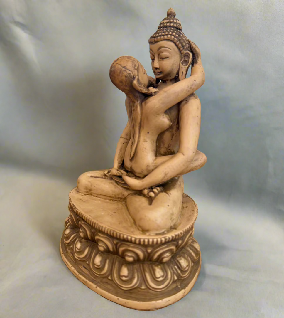 Buddha and Consort - Sacred Union Statue