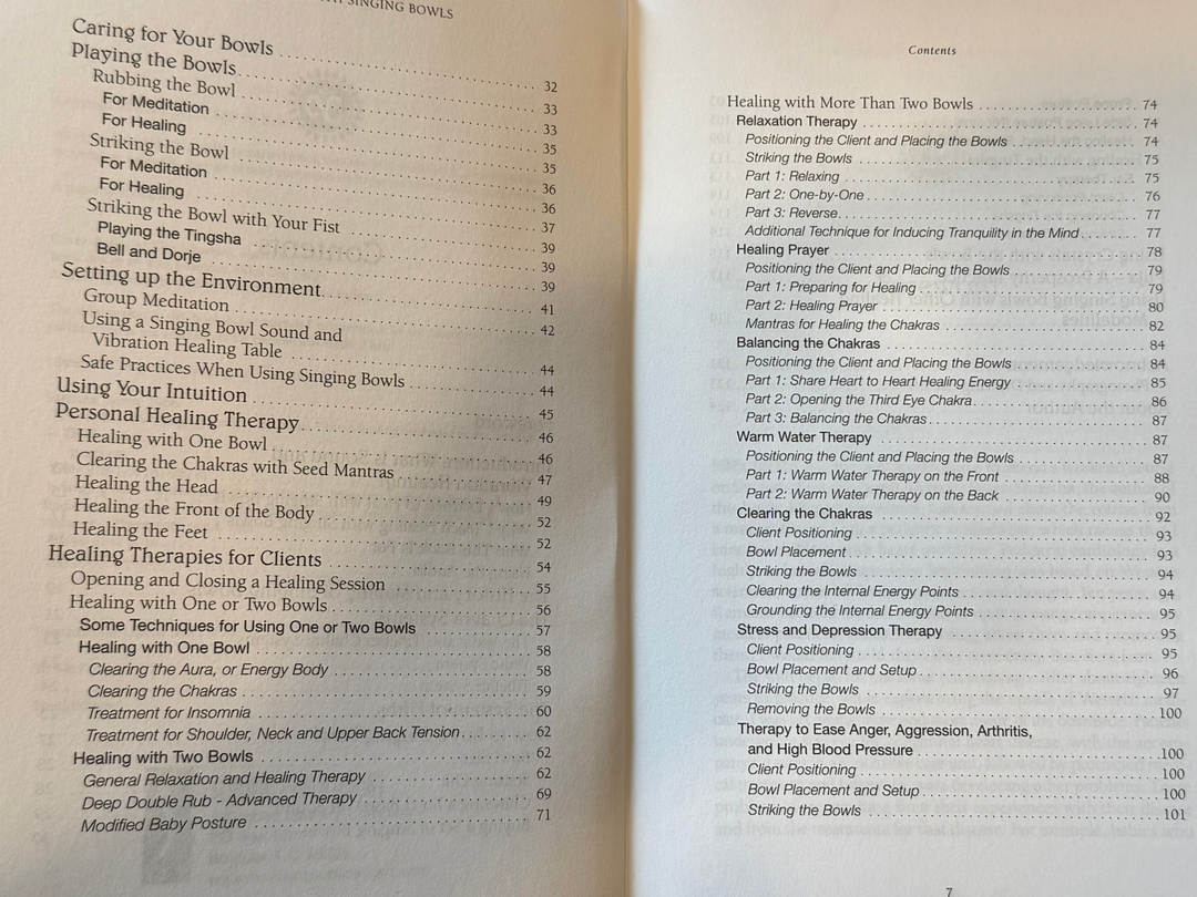How to Heal With Singing Bowls  -Tibetan Sound Healing Book - by Suren Shrestha