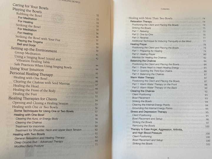 How to Heal With Singing Bowls  -Tibetan Sound Healing Book - by Suren Shrestha